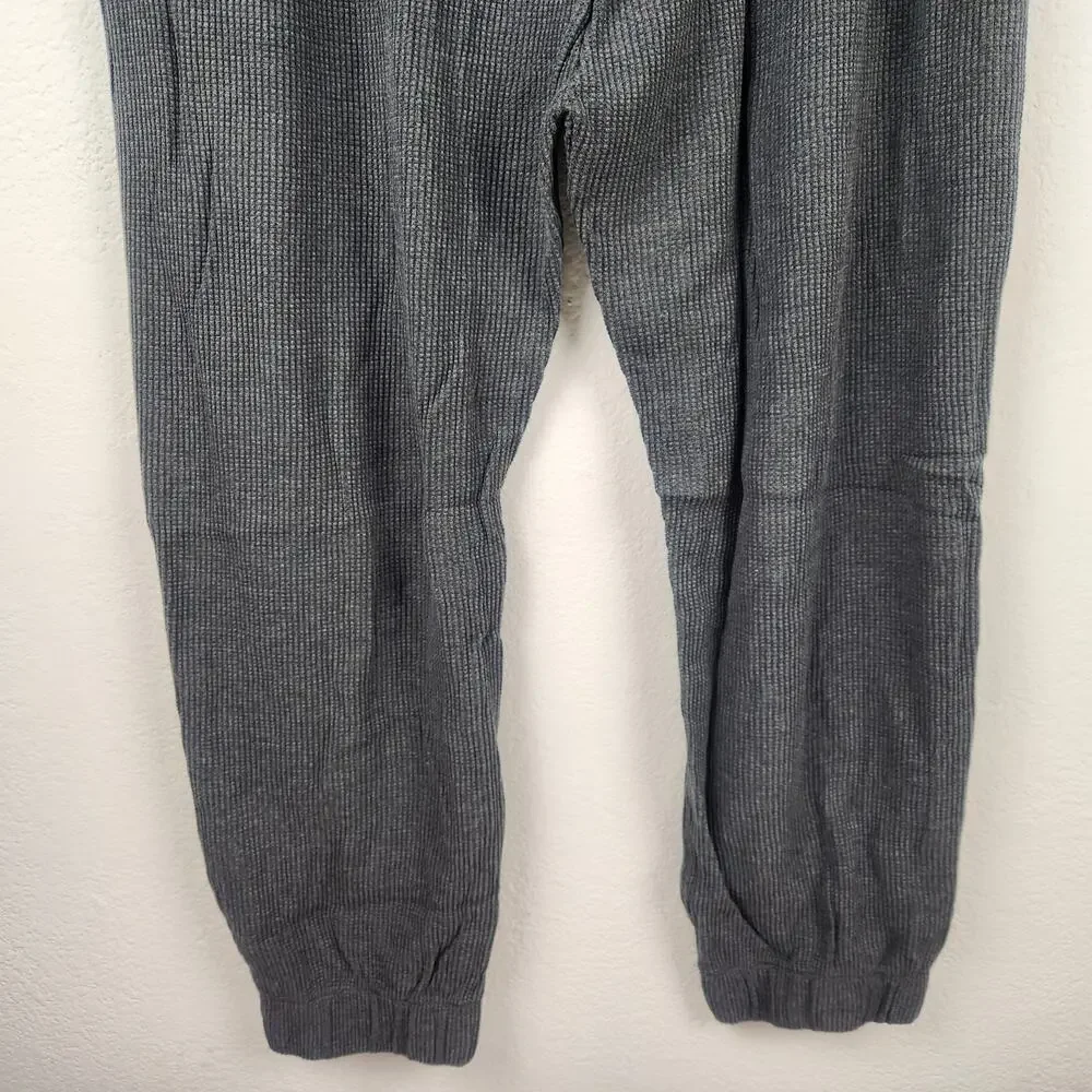 Lunya Restore Thermal Draped Jogger in Mellow Gray Heather Size Small NWOT